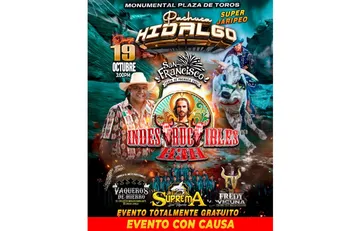 Jaripeo-Baile con causa en la Feria de San Francisco Pachuca 2025 en apoyo a damnificados de Hidalgo.