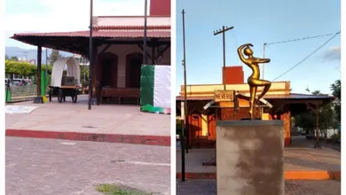 Escultura de la bailarina en Tulancingo