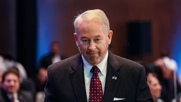 Embajador de Estados Unidos en México, Ron Johnson, durante evento por el 250 aniversario de la Independencia de EU
