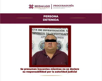 Detención de presunto operador de “El H” en Tula de Allende, Hidalgo.