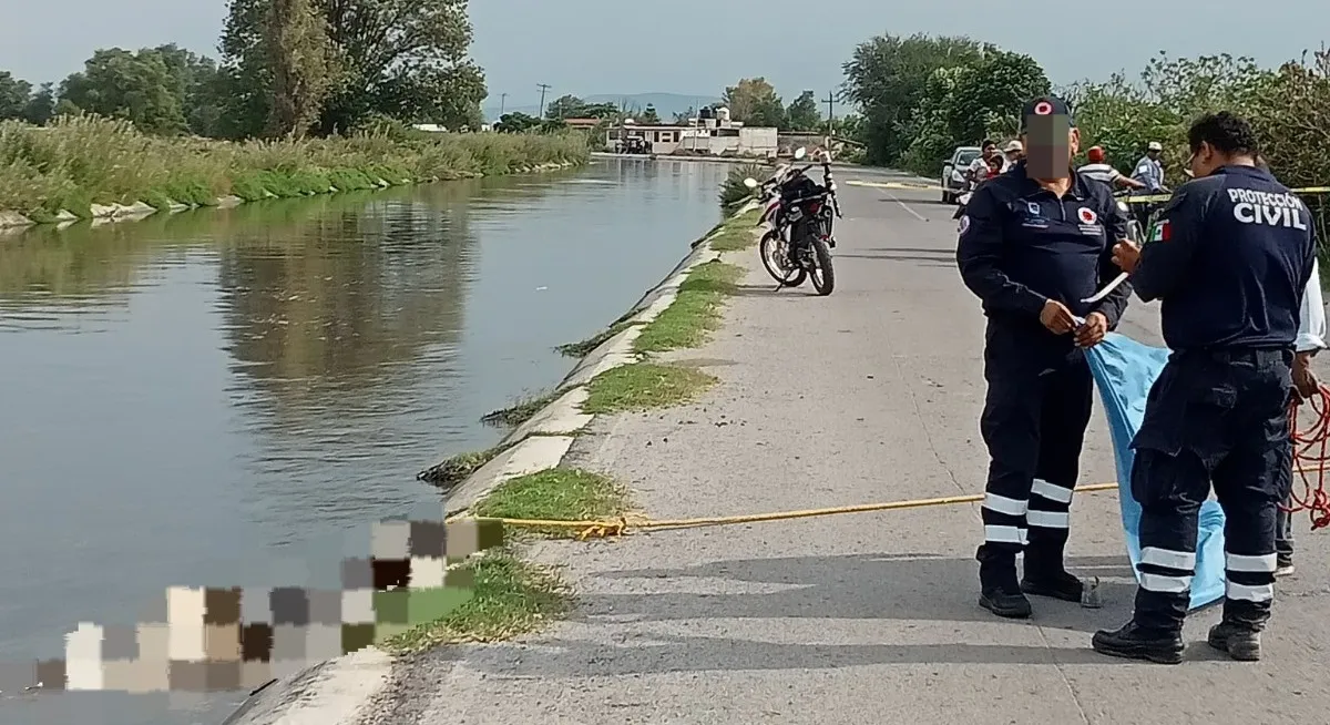 Encuentran cuerpo flotando en canal de Tezontepec de Aldama