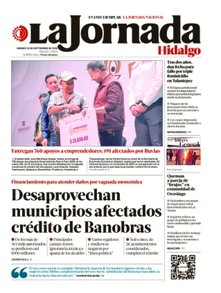 La Jornada Hidalgo | 25 de septiembre de 2026