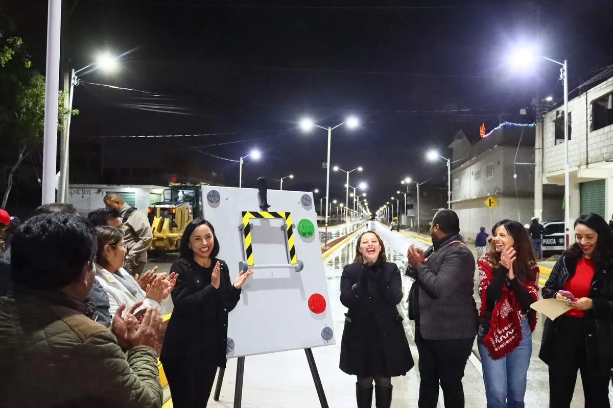 Tizayuca: Inauguran obra de pavimentación en El Carmen