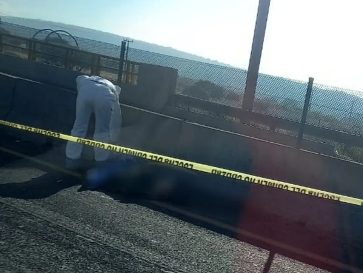 Hallan cadáver sobre la autopista Arco Norte