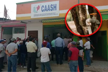 Habitantes del barrio El Salto protestan por falta de agua en la CAASH