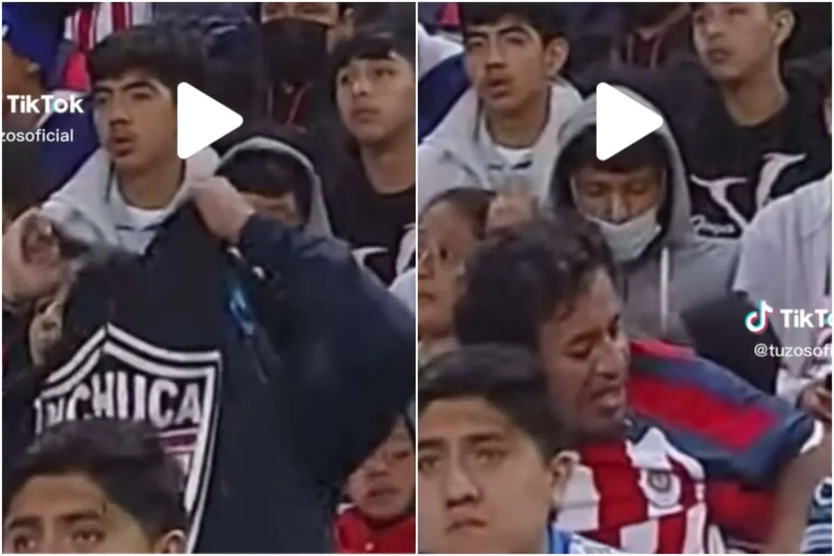 ¡Tuzo traicionero! Exhiben a aficionado cambiando de playera en pleno partido
