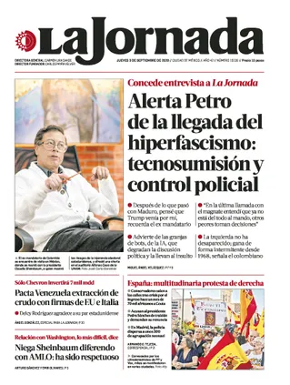 La Jornada | 03 de septiembre de 2026