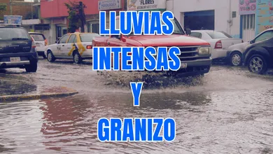 Granizada en Tulancingo y lluvias en Pachuca.