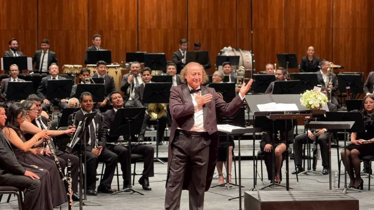 Banda Sinfónica del Estado de Hidalgo en concierto en Bellas Artes por su 125 aniversario