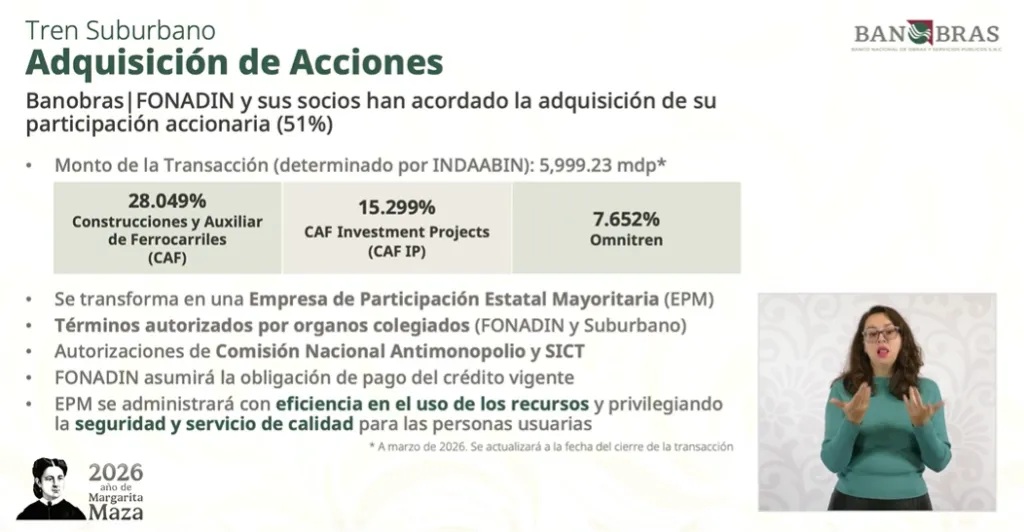 Tren Suburbano al AIFA tendrá un nuevo nombre; conoce tarifas, rutas e inauguración