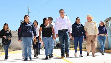 Entregan obras de pavimentación en Zempoala