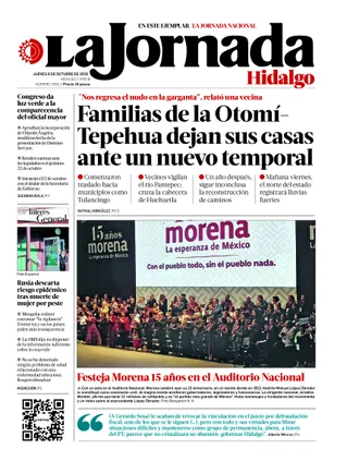 La Jornada Hidalgo | 08 de octubre de 2026
