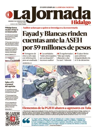La Jornada Hidalgo | 22 de febrero de 2026