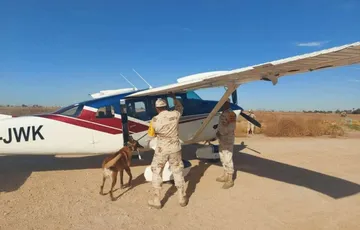Avión incautado
