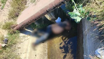 Zona acordonada tras hallazgo de cuerpo en Ixmiquilpan