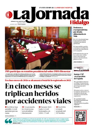 La Jornada Hidalgo | 27 de junio de 2026