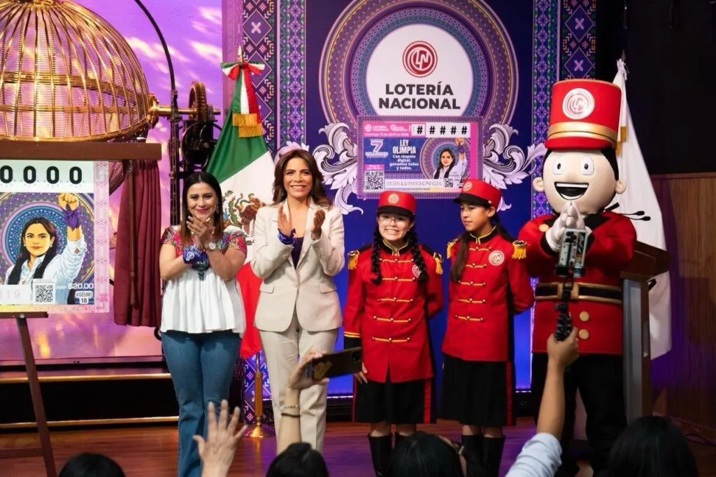 Presentan billete de Lotería por la Ley Olimpia y su lucha contra la violencia digital
