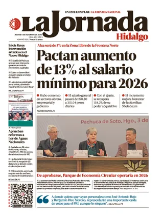 La Jornada Hidalgo | 04 de diciembre de 2025