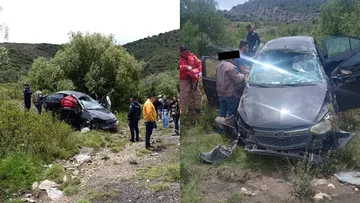 accidente vehicular en el Corredor de la Montaña