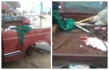 Jardinero pide apoyo tras las inundaciones en Pachuca: perdió una llanta, herramientas y hasta el celular