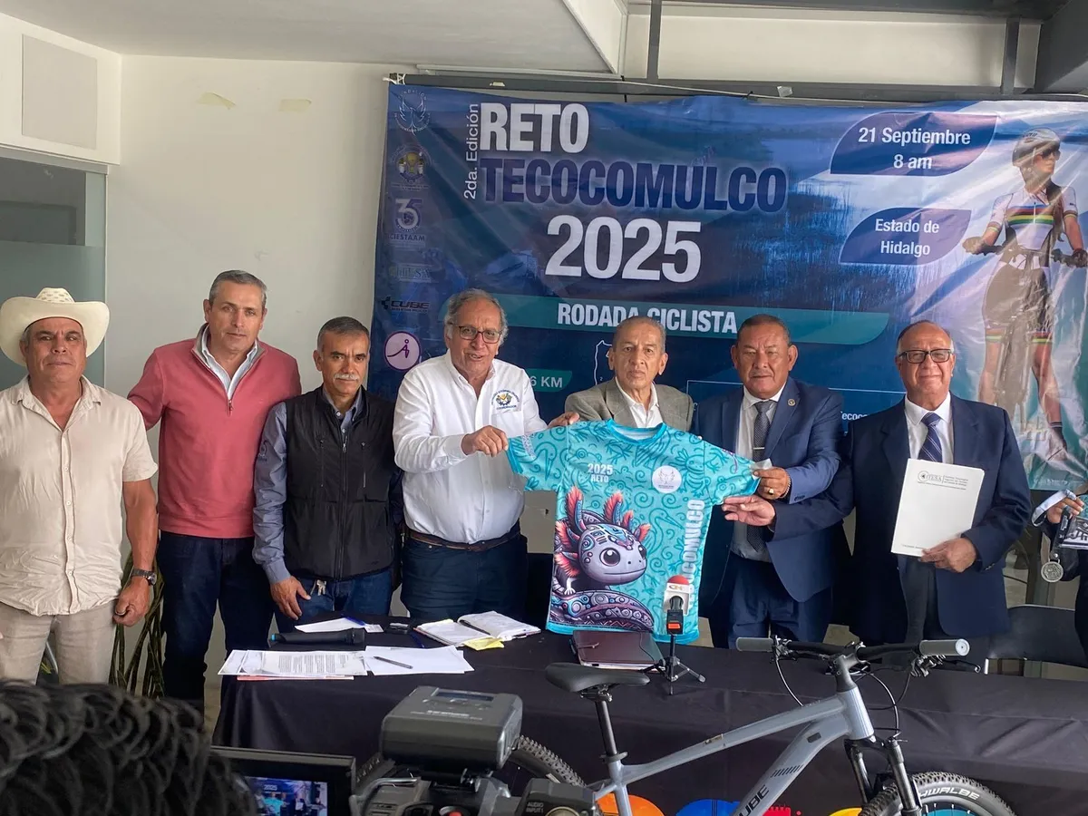 Anuncian el Reto Tecocomulco 2025, rodada ciclista para conservar la laguna Ramsar