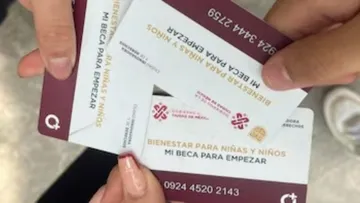 Tarjeta de Mi Beca para Empezar para estudiantes de preescolar, primaria y secundaria durante el ciclo escolar 2026-2027.