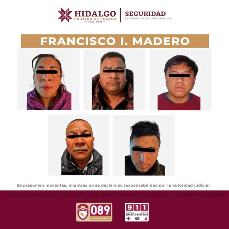 Desmantelan ‘narcotienditas’ en Actopan y Francisco I Madero