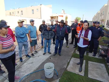 Encabeza alcaldesa Susana Ángeles recorridos de supervisión tras lluvias en Tizayuca