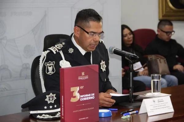 Comparecencia de Salvador Cruz Neri ante el Congreso de Hidalgo