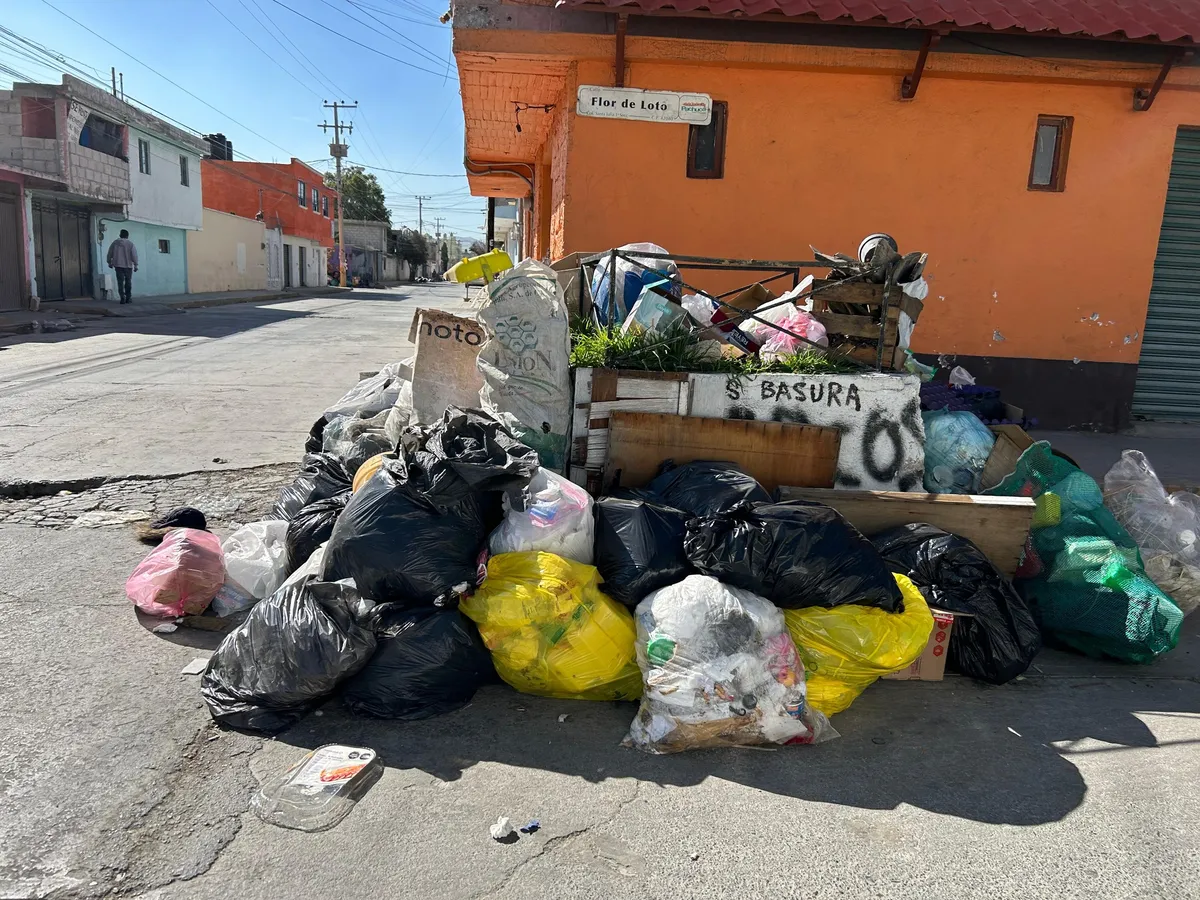 Pachuca enfrenta problemas de recolección de basura por conflicto laboral