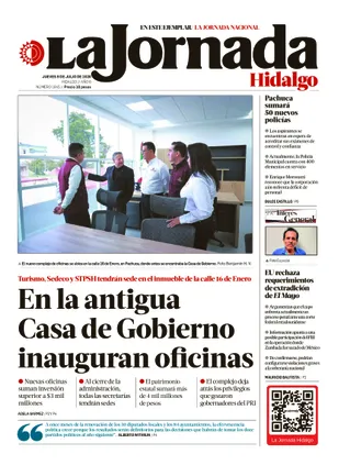 La Jornada Hidalgo | 09 de julio de 2026