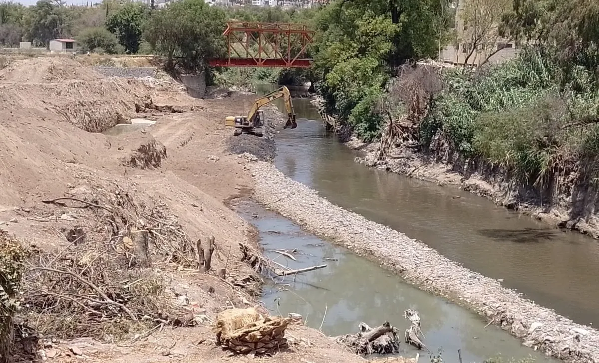 Pese a inconformidades, Conagua revestirá río Tula