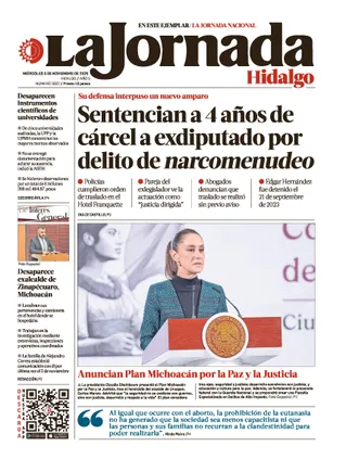 La Jornada Hidalgo | 05 de noviembre de 2025