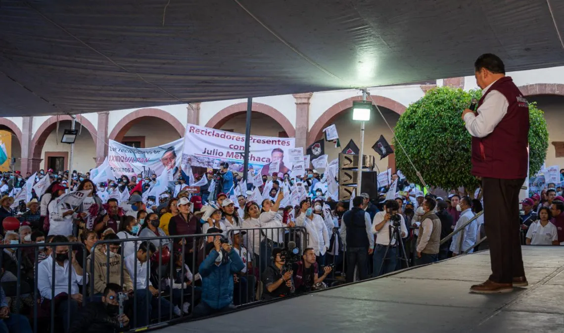 En Zimapán, Menchaca asegura transformará la realidad de Hidalgo