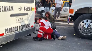 Motociclista lesionado en Ixmiquilpan