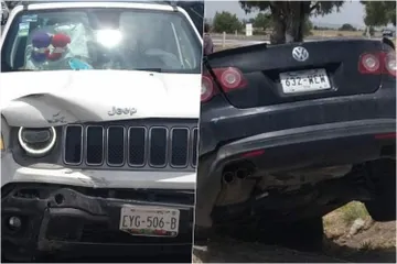 Accidente sobre la autopista México-Pachuca, deja 3 lesionados