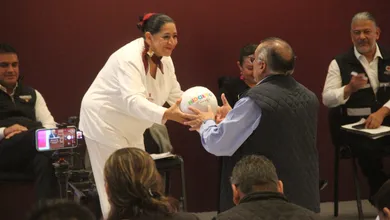 Elizabeth Quintanar anuncia llegada de delegación de Sudáfrica a Hidalgo rumbo al Mundial 2026.