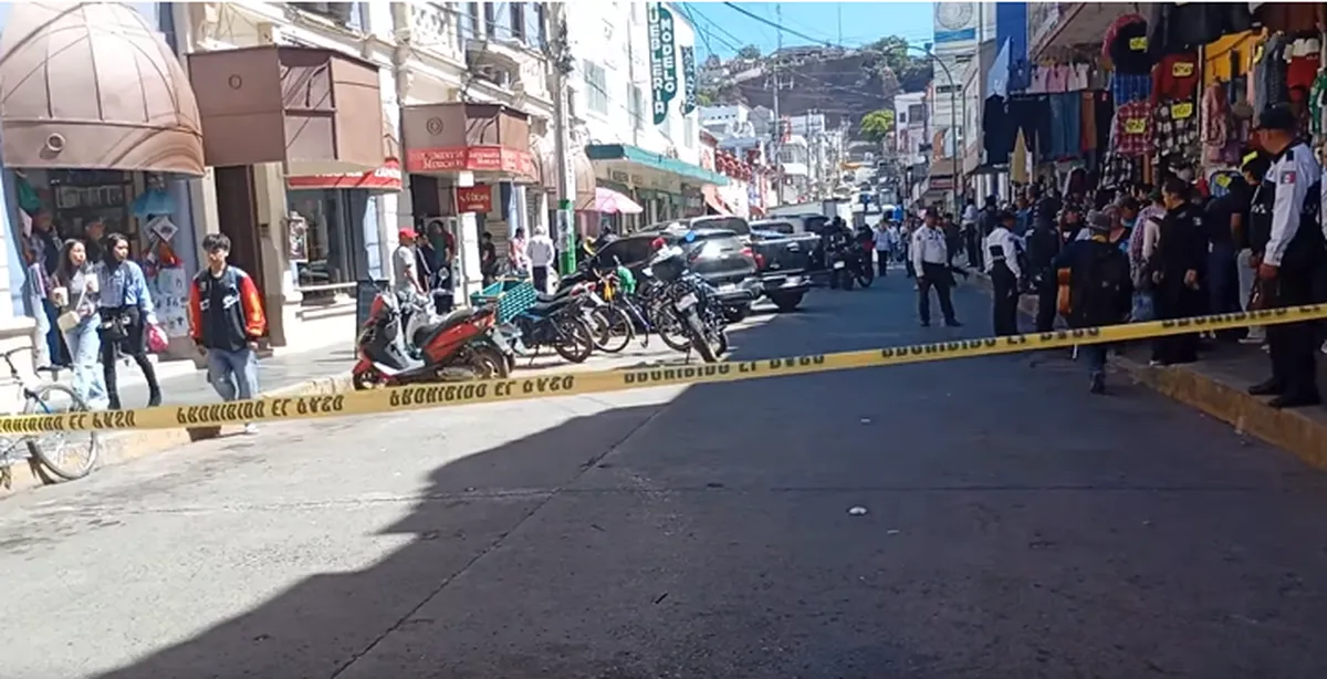 Balacera en el centro de Tulancingo: hieren a hombre en la calle tras asalto a joyería
