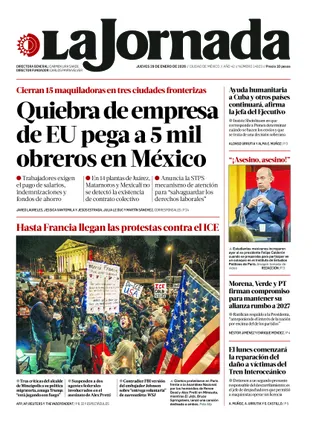 La Jornada | 29 de enero de 2026