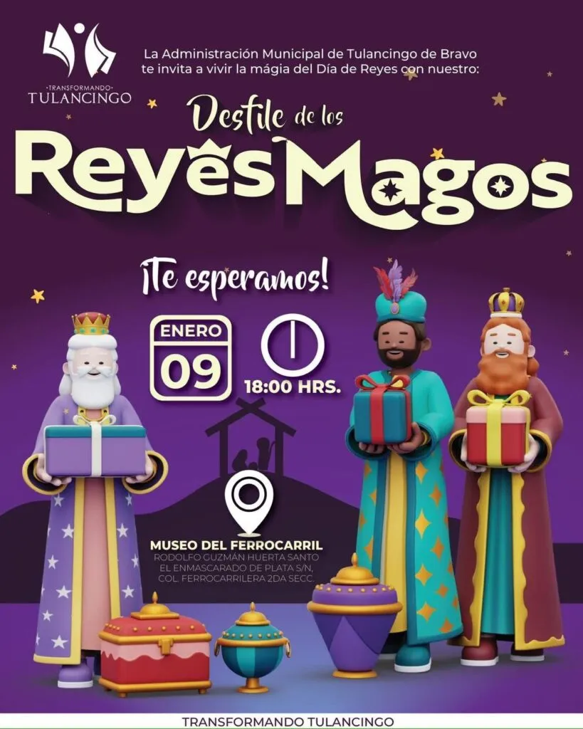 Anuncian desfile de Reyes Magos en Tulancingo: fecha y ruta