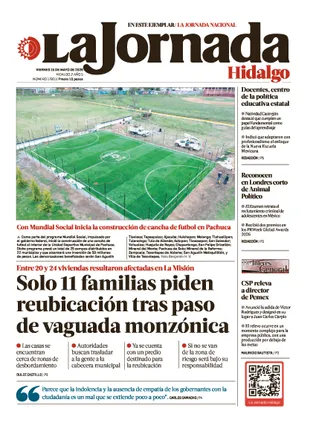 La Jornada Hidalgo | 15 de mayo de 2026