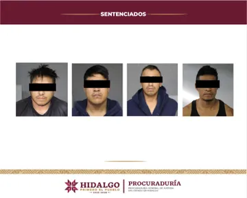 Sentencia de 50 años de prisión para cuatro responsables de secuestro agravado