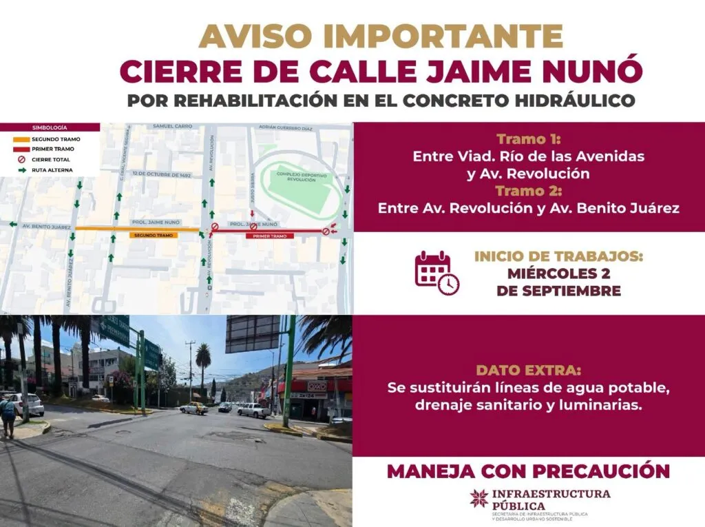 ¡Atención Pachuca! Cerrarán esta calle por rehabilitación; conoce las rutas alternas