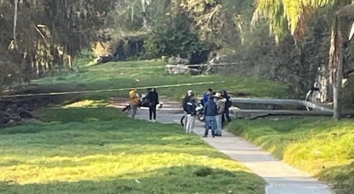 Patrullas acordonan zona rural en Tezontepec tras hallazgo.