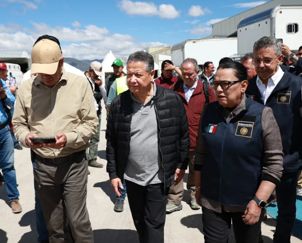 Rosa Icela Rodríguez supervisa envío de ayuda a zonas afectadas por lluvias en Hidalgo