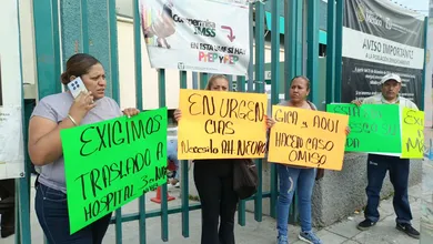 IMSS traslada a paciente de Tepeji a Pachuca tras protesta de familiares