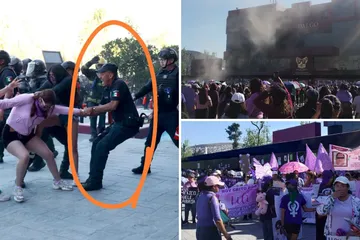 ¿Hubo uso excesivo de la fuerza en manifestación del 8M? Esto dicen las autoridades