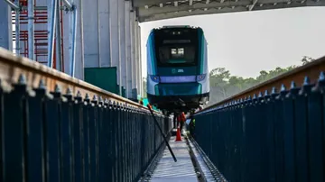 Tren Maya: sale de Sahagún el último tren para la inauguración de la ruta cuatro
