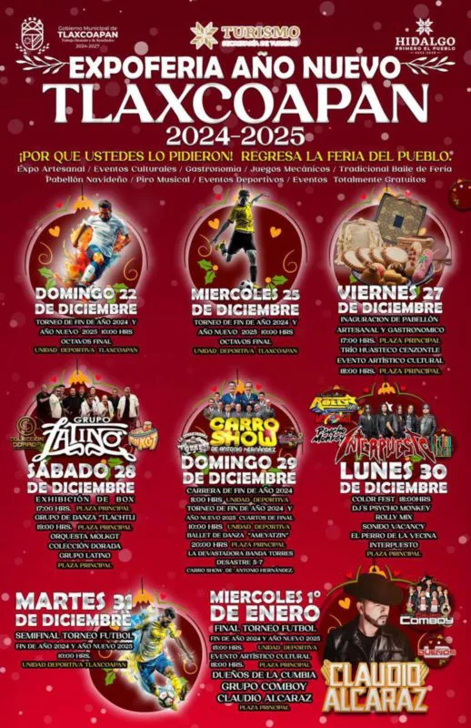 Feria de Año Nuevo en Hidalgo: todo listo para la celebración