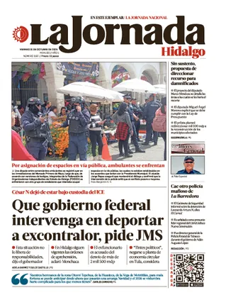 La Jornada Hidalgo | 31 de octubre de 2025